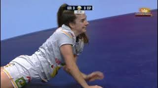 Women's European Handball Ch. Slovenia-Macedonia-Montenegro 2022. PR 3rd M GD. Germany vs. Spain